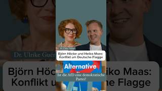 Björn Höcke und Heiko Maas Konflikt um deutsche Flagge [upl. by Nosmoht]