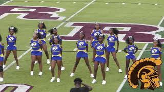 The West Seven Rams Cheerleaders 2023 Benefit Game Cheer [upl. by Torp]