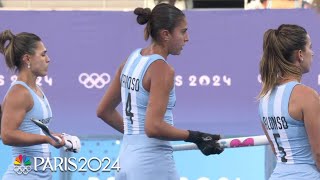 Argentina downs US 41 in womens field hockey opener  Paris Olympics  NBC Sports [upl. by Etep]