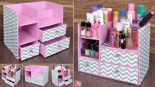 DIY Room Organizer  Space Saving  Best Out Of Waste Idea [upl. by Godwin]