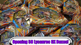 1000 worth of Lycanroc GX Boxes Pokemon TCG opening [upl. by Jemie]