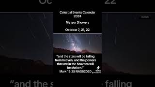 Meteor showers October 7 21 and 22 celestial heaven meteor dusty [upl. by Ysle]