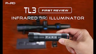 Infrared Illuminator TL3 First Review Compatible With DS35 Digital Night Vision Rifle Scope [upl. by Anaej]