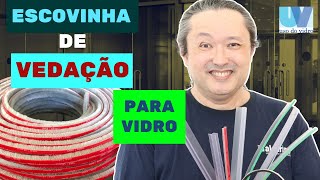 Como Vedar Porta de Vidro com Escovinha de Vedação Adesiva [upl. by Seabrook209]