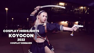 KoyoCon 2022 Cosplay Highlights  Cosplay Denmark [upl. by Ettenwahs745]