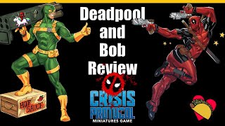 Deadpool and Bob Agent of Hydra Review for Marvel Crisis Protocol [upl. by Atilehs]