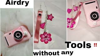 How i made homemade airdry clay charm  without any tools  airdryclay claycraft diy creative [upl. by Goren737]