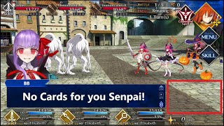 Can you finish a battle in FateGrand Order with no access to command cards [upl. by Aiceled944]