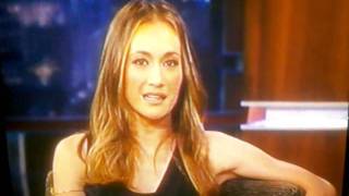 Maggie Q on jimmy Kimmel [upl. by Nhguavaj]