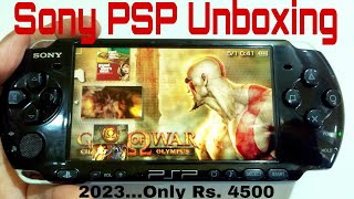 Sony PSP 3004 Unboxing and Review 2023 [upl. by Ahsekad761]