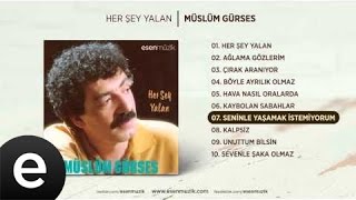 Seninle Yaşamak İstemiyorum Müslüm Gürses Official Audio seninleyaşamakistemiyorum müslümgürses [upl. by Ashraf]