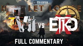 EXTK vs J7 ECL Div 3 Round 1  Full match commentary and admin cam Hell Let Loose [upl. by Wiltz548]