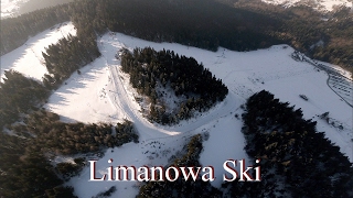 Limanowa Ski  Łysa Góra  Mordarka  stok z drona DJI Phantom [upl. by Radford649]