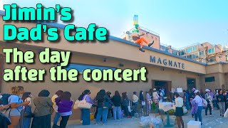 BTS💜The day after the concert  Jimins fathers cafe MAGNATE  Busan Korea Walk Tour 4K [upl. by Hakan145]