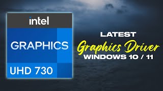 How To Download amp Install Intel UHD 730 Graphics Driver [upl. by Montague]