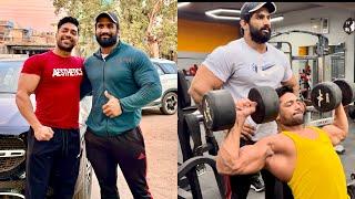 First Ever Workout with Rohit Khatri Bhai💪 Professional Bodybuilding Experience🤔 [upl. by Oina]