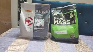 Dymatize Super Mass Gainer vs ON Serious Mass [upl. by Aiekan126]