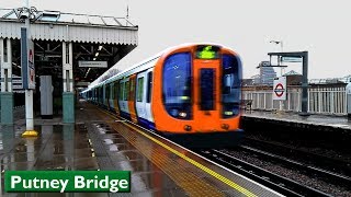 Putney Bridge  District line  London Underground  S7 Stock [upl. by Yoo]