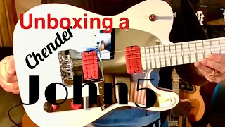 UNBOXING A “⛩️CHENDER” JOHN5 ✝️GUITAR Part   1 [upl. by Siednarb]