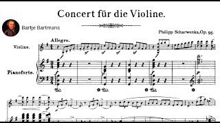 Philipp Scharwenka  Violin Concerto Op 95 1894 [upl. by Aihsenak572]