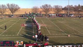 Haxtun vs Byers High School Boys Varsity Football [upl. by Nillok]