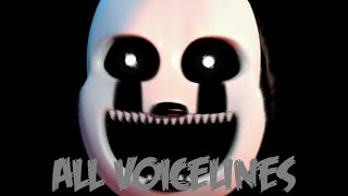 Nightmarionne  All Voicelines with Subtitles  Ultimate Custom Night [upl. by Corenda]