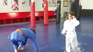 Beginner Osoto Gari or Leg Trip Take Down [upl. by Winograd910]