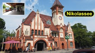 SBahn Station Nikolassee  Berlin 🇩🇪  Walkthrough 🚶 [upl. by Etyak]