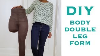 How to Make a Dress Form for Pants for Pattern Design Draping amp Fittings [upl. by Acimad]