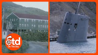 1982 Falklands War  Rare Footage of South Georgia Battle Aftermath [upl. by Bickart568]