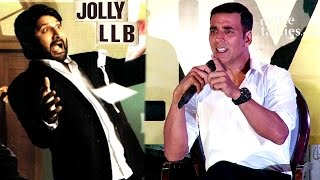 Akshay Kumars BEST Reply To Reporter Comparing Jolly LLB 2 To Arshad Warsis Jolly LLB [upl. by Norean157]