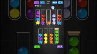 BALL SORT LEVEL41 wifigaming5609 [upl. by Anitnatsnok494]