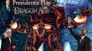 Presidents Play Dragon Age Origins Awakening Part 3  Obama delves into KalHirol [upl. by Geoff]