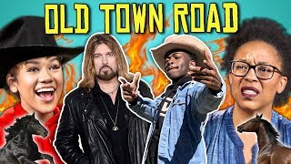 Adults React To Old Town Road [upl. by Onitram700]