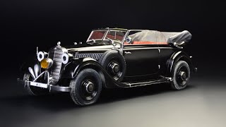 Mercedes 320 Convertible  Heydrich Anthropoid  135 ICM Car Model [upl. by Abas312]