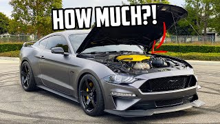 HOW MUCH it cost to SUPERCHARGE MY 2019 Mustang GT [upl. by Goren]