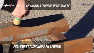 Peindre du métal rouillé sans sous couche  TUTO  Metaltopfr [upl. by Kan]