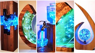 5 Most Amazing Epoxy Resin Lamps  Resin Art [upl. by Yemrots]