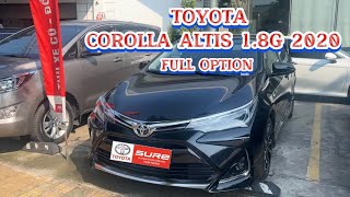 TOYOTA COROLLA ALTIS 18G 2020  Phong cách thể thao và đầy đủ trang bị [upl. by Wawro]