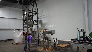 Complete Bulk Powder Filling Line Demonstration [upl. by Aken]