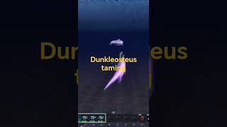 Taking down the most amazing colored dunkleosteus in ark survival ascended ark dinosaurs [upl. by Draper]