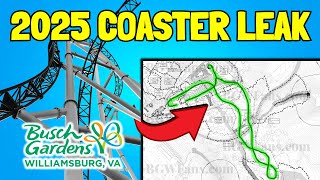 Potential Layout For Busch Gardens Williamsburgs NEW 2025 Roller Coaster [upl. by Ainattirb400]