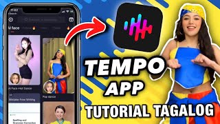 TEMPO APP  HOW TO USE TEMPO APP  PAANO GAMITIN ANG TEMPO APP  ANDROID amp IOSTIKTOK TEMPO APP EDIT [upl. by Rivard324]