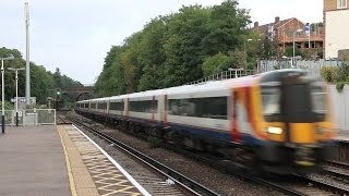 South West Trains at Surbiton with Lots of Platform Announcements [upl. by Nelloc397]