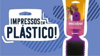 Impressão em material plástico [upl. by Anilem]