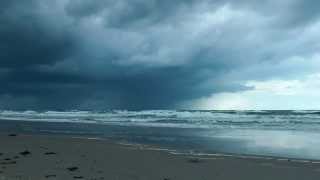 Blokhus Strand  Herbst Sturm  Dänemark Nordsee HD [upl. by Amsab]