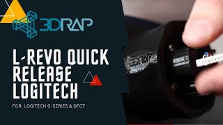 LREVO Quick Release QR Adapter  Logitech GSeries amp DFGT [upl. by Nyltac]