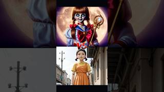 Annabelle vs Squid Game Doll vs Vampire Mummy Alien Werewolf [upl. by Nosylla]