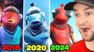 Evolution of Fishstick in All Fortnite Trailers amp Cutscenes [upl. by Danila162]