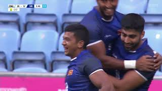 Sri Lanka vs England  Commonwealth Games rugby sevens 2022 [upl. by Anauqcaj]